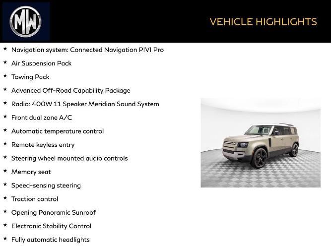 used 2023 land rover defender s