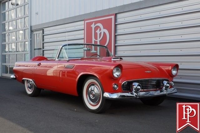 1956 ford thunderbird 3781 miles maruca red