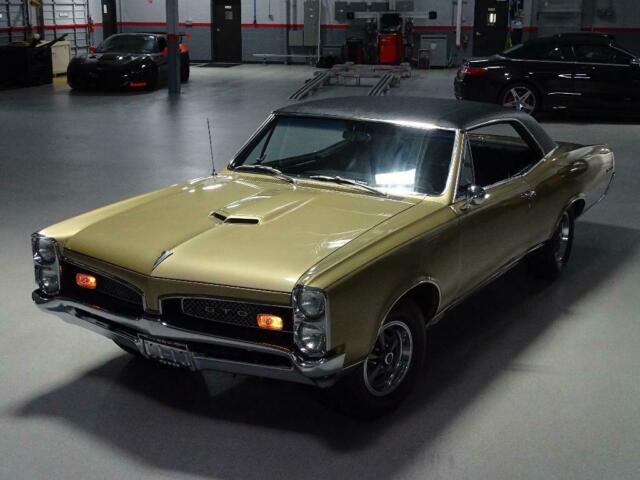 1967 pontiac gto 55,497 miles gold coupe v8 automatic