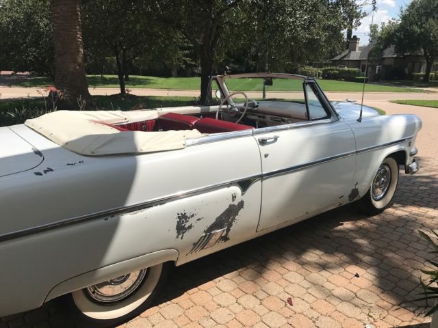 1954 ford crestline sunliner convertible with rare fordomatic transmission