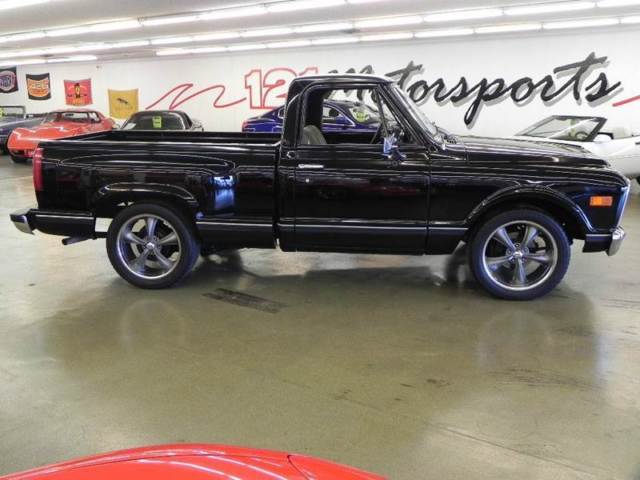 1968 chevrolet c/k 10 series c-10 18121 miles black pickup truck 350 manual 3-sp