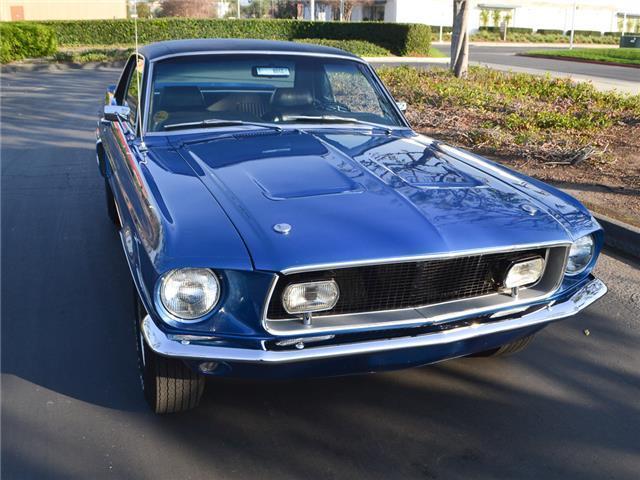 1968 blue mustang gt/cs coupe