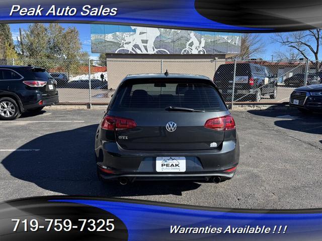 2015 volkswagen golf gti 2.0t se 4-door