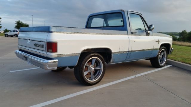 silverado 1987 r10 c10 swb chevy short bed v8 fuel injection 400 tranny hot rod
