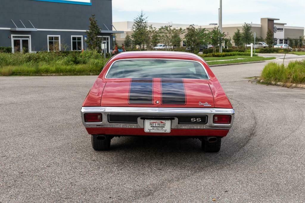 1970 chevrolet chevelle ss matching #'s super sport red