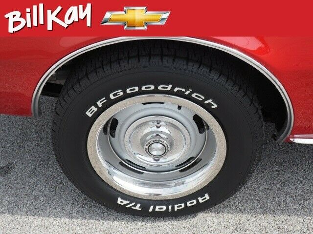 1967 chevrolet camaro 3423 miles red coupe automatic