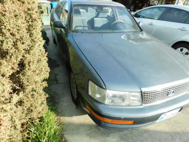 1989 (8/89) lexus ls400 blue on blue sedan v8 automatic