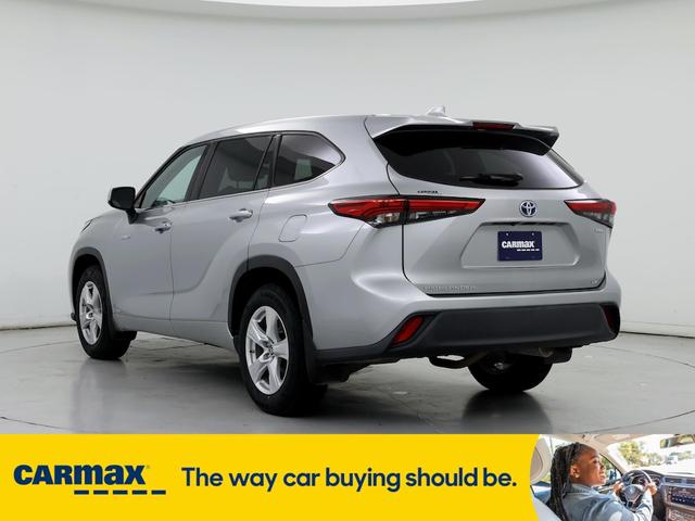 2021 toyota highlander hybrid le