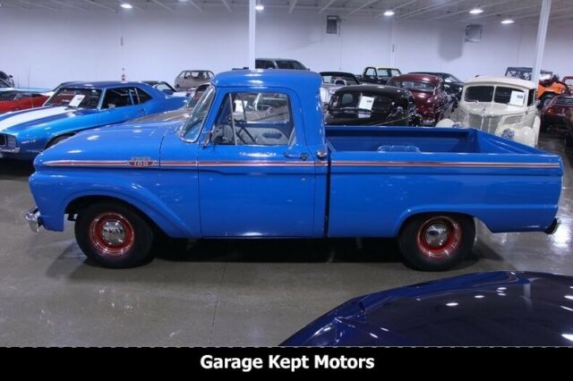 1964 ford f100 bahama blue pickup truck 460 v8 14506 miles