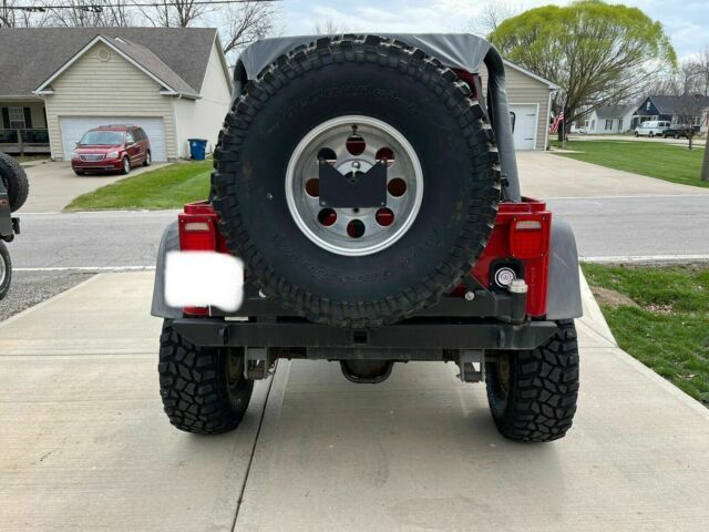 1979 jeep cj 5 suv red 4wd manual base