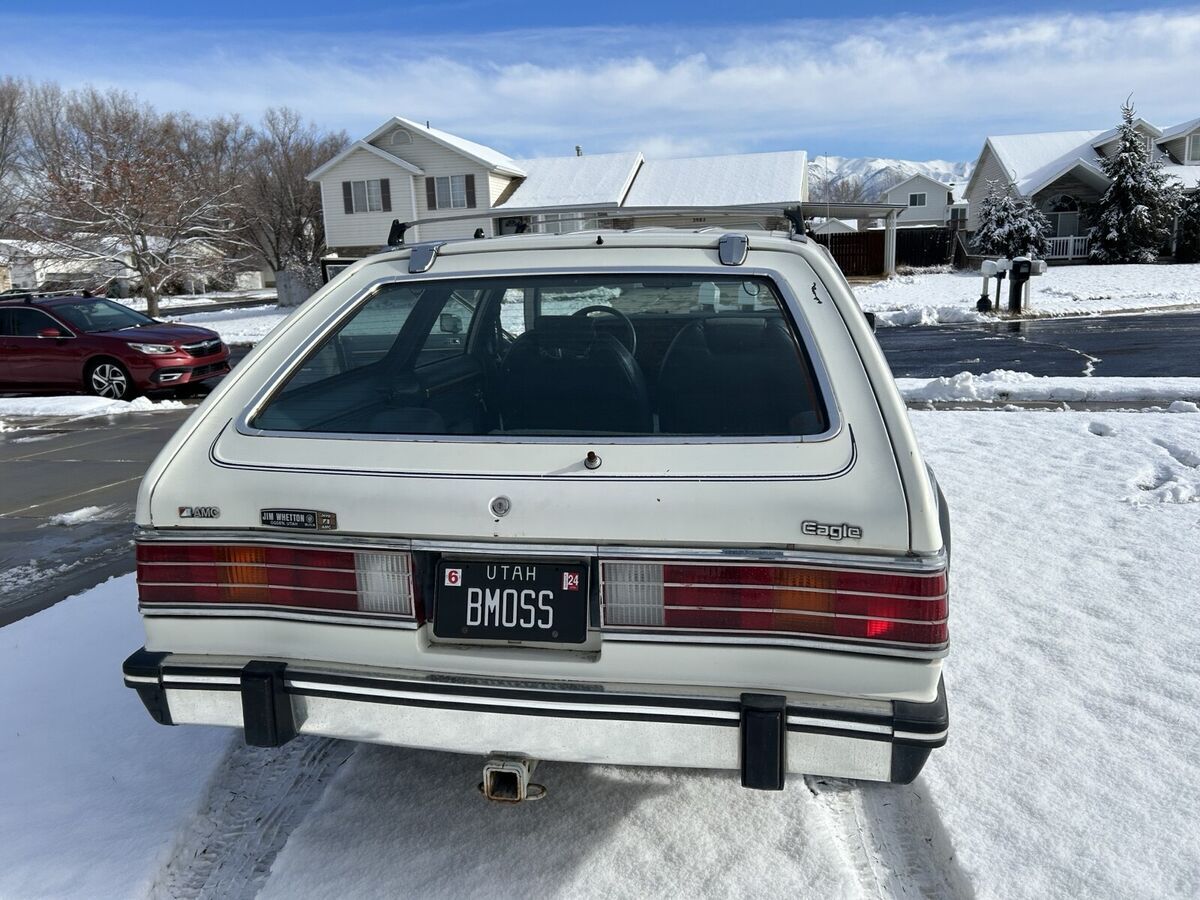1987 american motors eagle wagon white