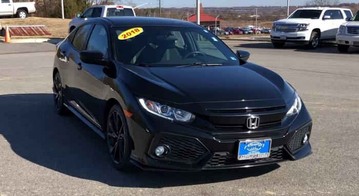 certified 2018 honda civic sport hatchback danville, va 24541 for sale in danville, virginia