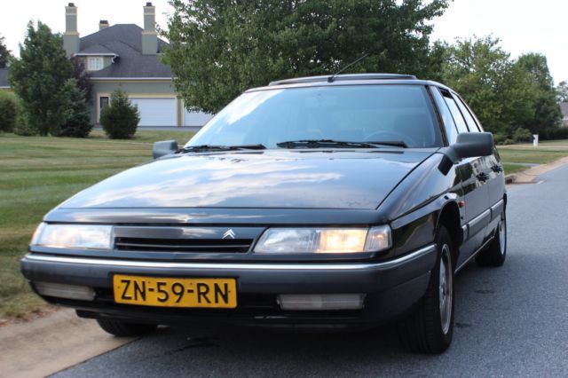 citroen xm 2.0i comfort - black - 1991 - unique french classic - low reserve