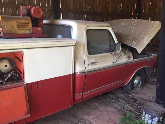 1979 ford f250 pickup truck, uhaul service truck, not f-150