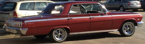1962 chevy impala hardtop sedan sport kragger ss wheels new tires