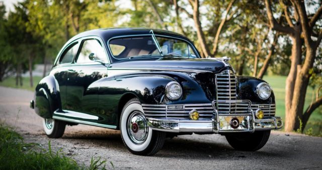 1947 packard custom super clipper 356ci inline-8 coupe restored video