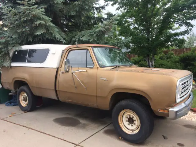 1975 dodge power wagon for sale - original family-owned