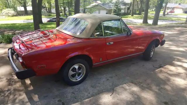 1979 fiat spider 124 pininfarina 2000
