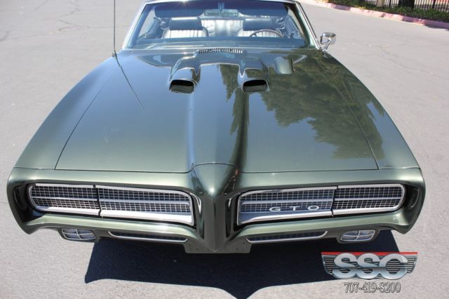 1969pontiacgtonone66252 milesgreenconvertiblespecialty sales classics – fairfiel