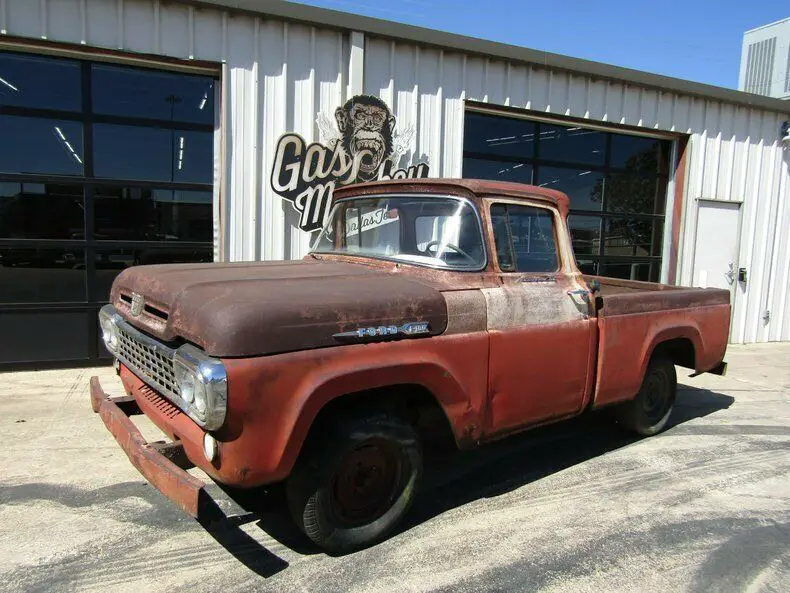 1958 ford f100 swb big window custom cab offered by gas monkey garage