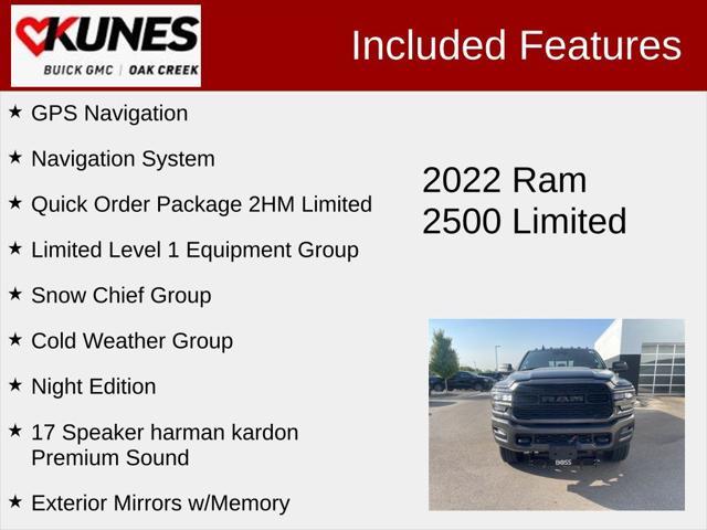 2022 ram 2500 limited mega cab 4x4 6'4' box