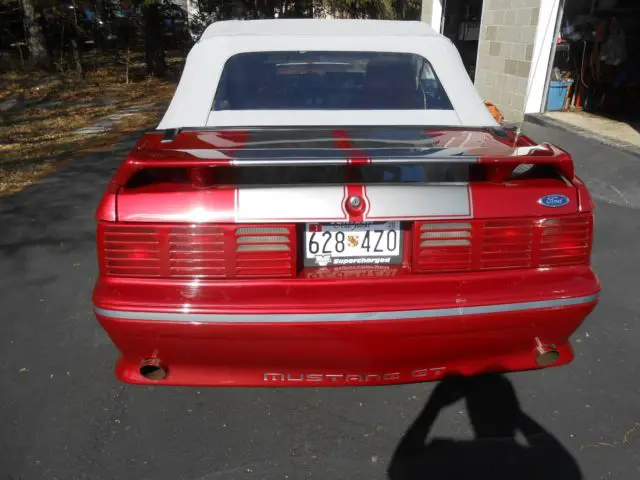 1989 ford mustang gt convertable 347 crate with vortech v3 supercharger