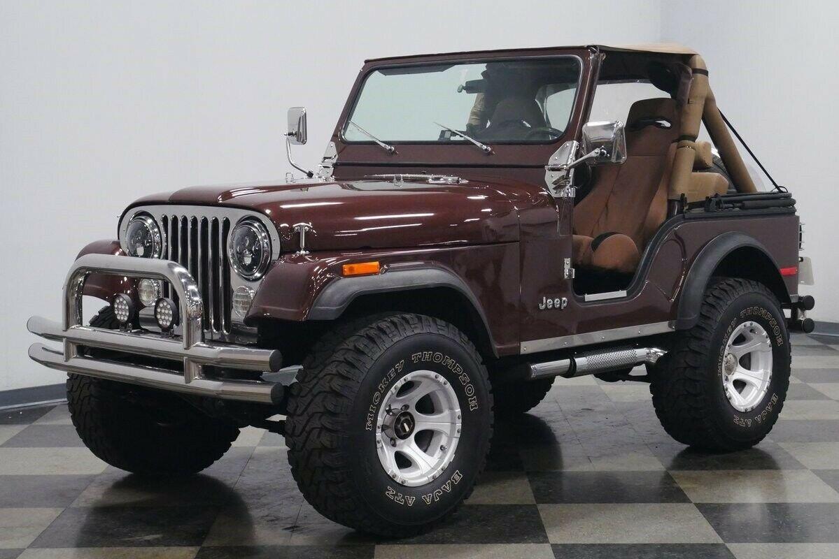 1980 jeep cj dark brown metallic 258 ci inline 6 59899 miles