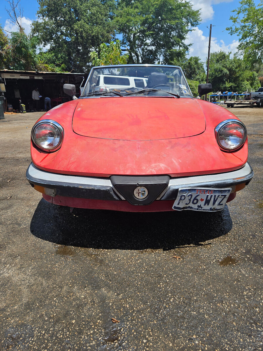 1986 alfa romeo spider graduate convertible great restoration project!!