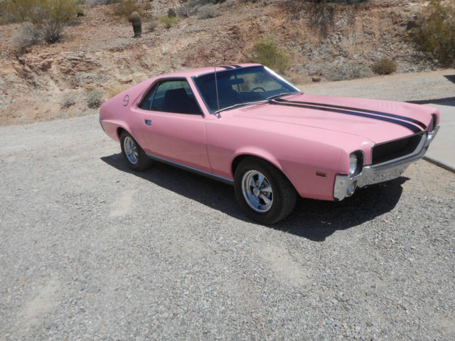 1969 amc amx 390 factory playboy pink one of one