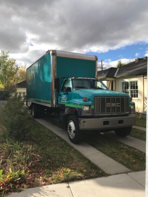 1994 gmc topkick 22' box truck with lift gate runs drives great- 83200 miles