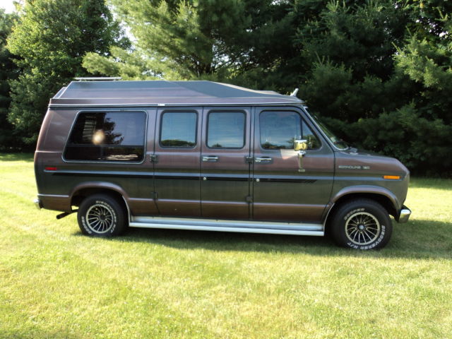 1988 ford custom van 25,000 original mile time capsule conversion van