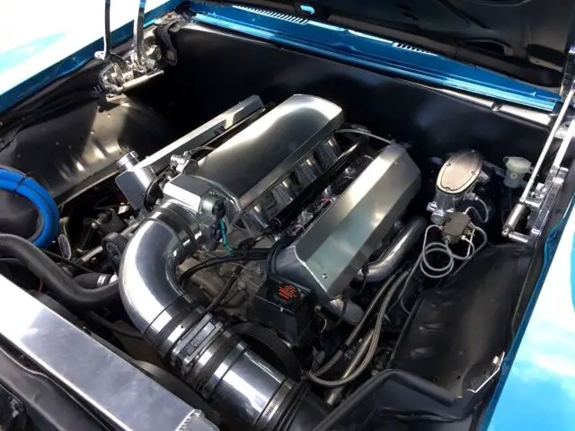 1969 chevrolet camaro rs restomod 2,000 miles lemans blue coupe 425hp ls 6 speed
