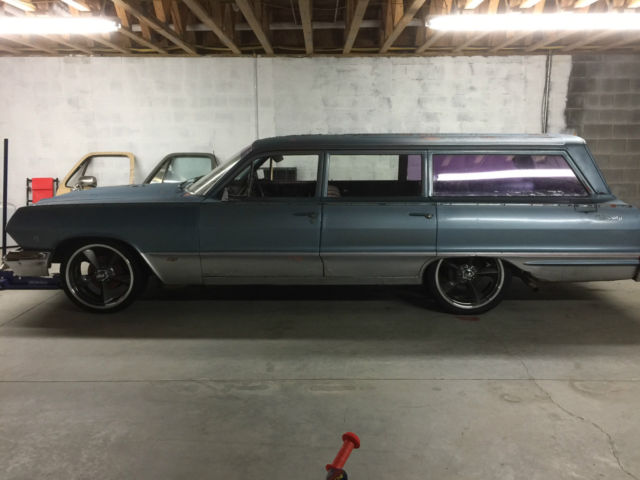 1963 chevrolet biscayne base 3.8l impala belair bel air wagon rat rod patina