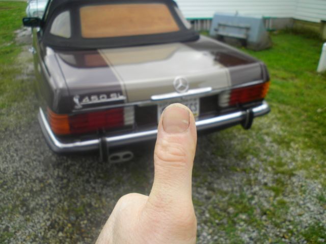 1973 mercedes-benz 450sl/ mustang cobra engine