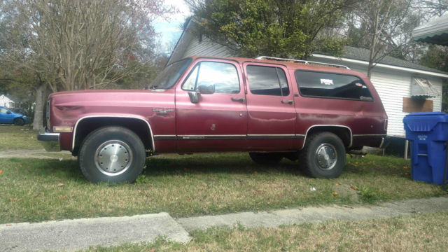 1989 gmc suburban 2500 3/4 ton new cold ac tow pkg, seats 7, c10, c20 no reserve