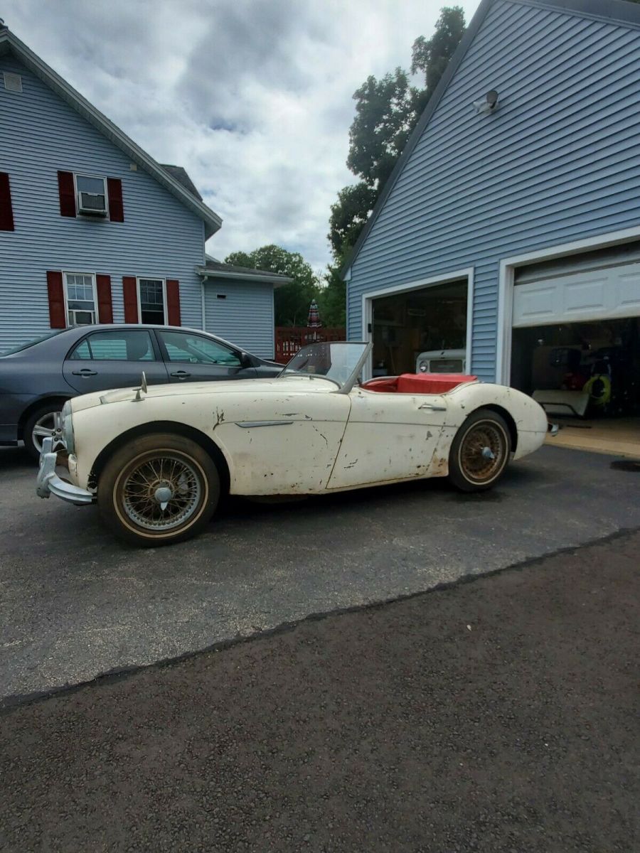 1960 austin healey 3000 mk1, true barn find !
