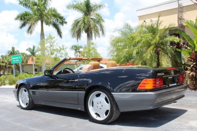 1991 mercedes 500sl sl500 r129 50k miles hardtop convertible fl car rare colors