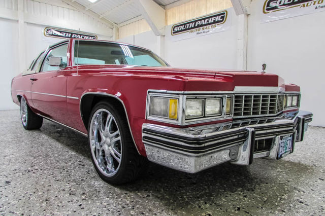 1977 cadillac coupe deville - excellent condition - 20" wheels - 425 motor