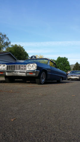 lowrider 1964 cali chevrolet impala 2 dr, convertible conversion w/ hydraulics