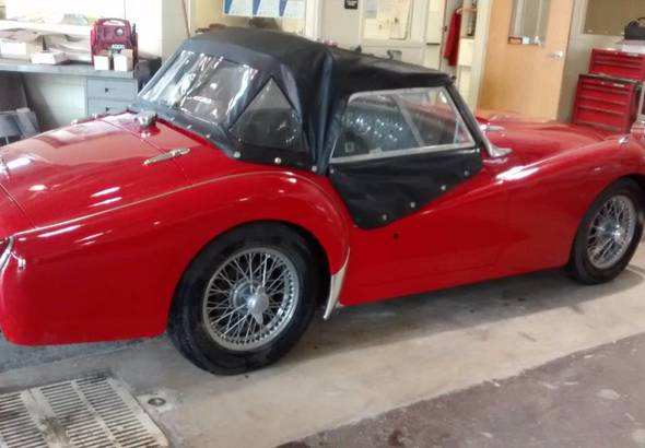 1959 triumph tr3 1959 triumph tr3/frame off terstoration