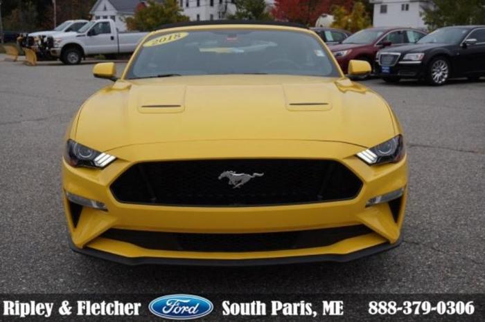 2018 ford mustang gt premium gt premium 2dr convertible for sale in south paris, maine