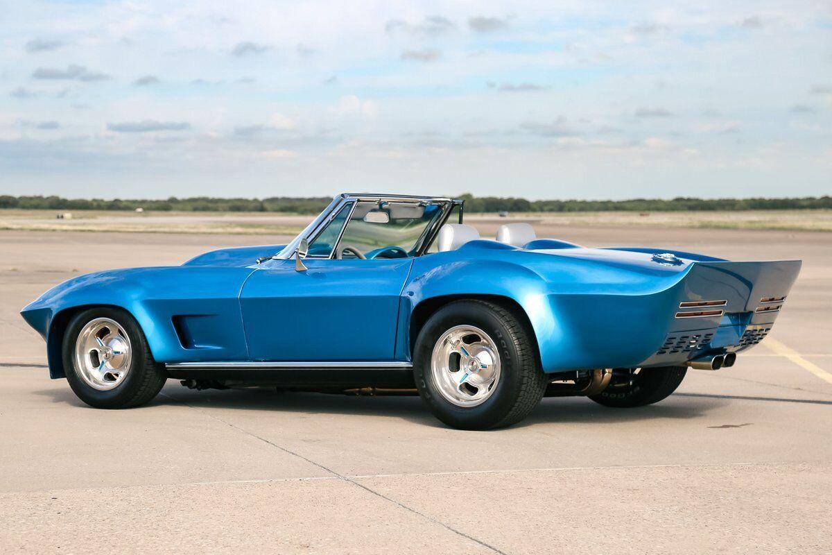 1966 chevrolet corvette 1797 miles blue convertible 355ci v8