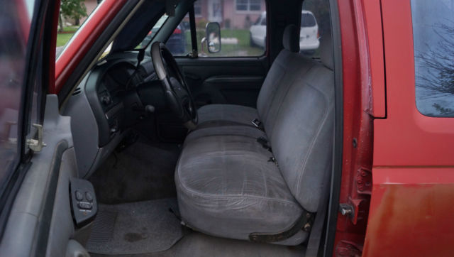 1994 red ford xlt f350 pickup 1 ton 4 door 7.3l 5th wheel & 2 5/8 gooseneck ball