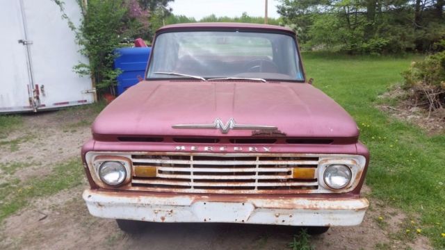 1962 mercury m100 unibody, rare canadian built mercury, f100, rat rod, patina