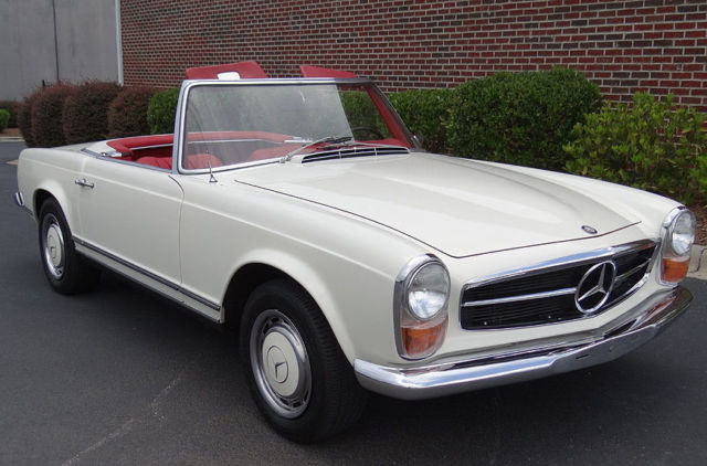 1968 mercedes benz 280sl convertible. long ownership history, restored, stunning
