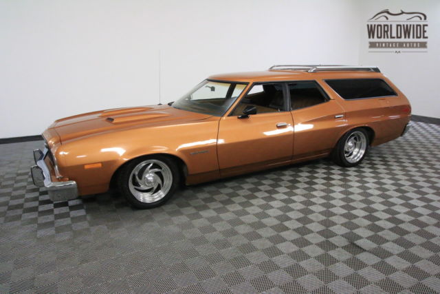 1973 orange rare v8 wagon auto!