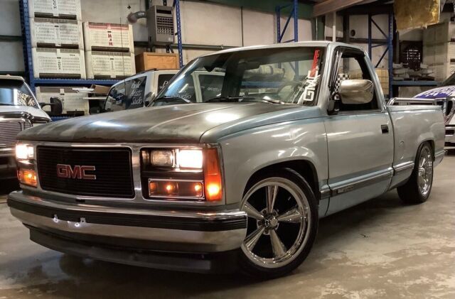 1989 gmc sierra pickup blue rwd automatic c1500