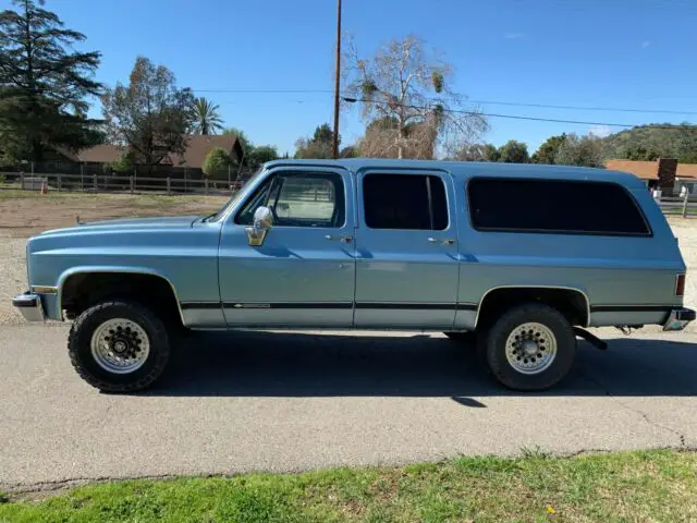 1989 chevrolet suburban 4x4 350 v8 5.7 liter barn door rust free california trk