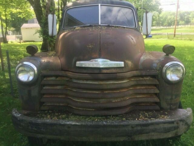 vintage 1950 chevy suburban panel truck model 2447, body style va, project truck