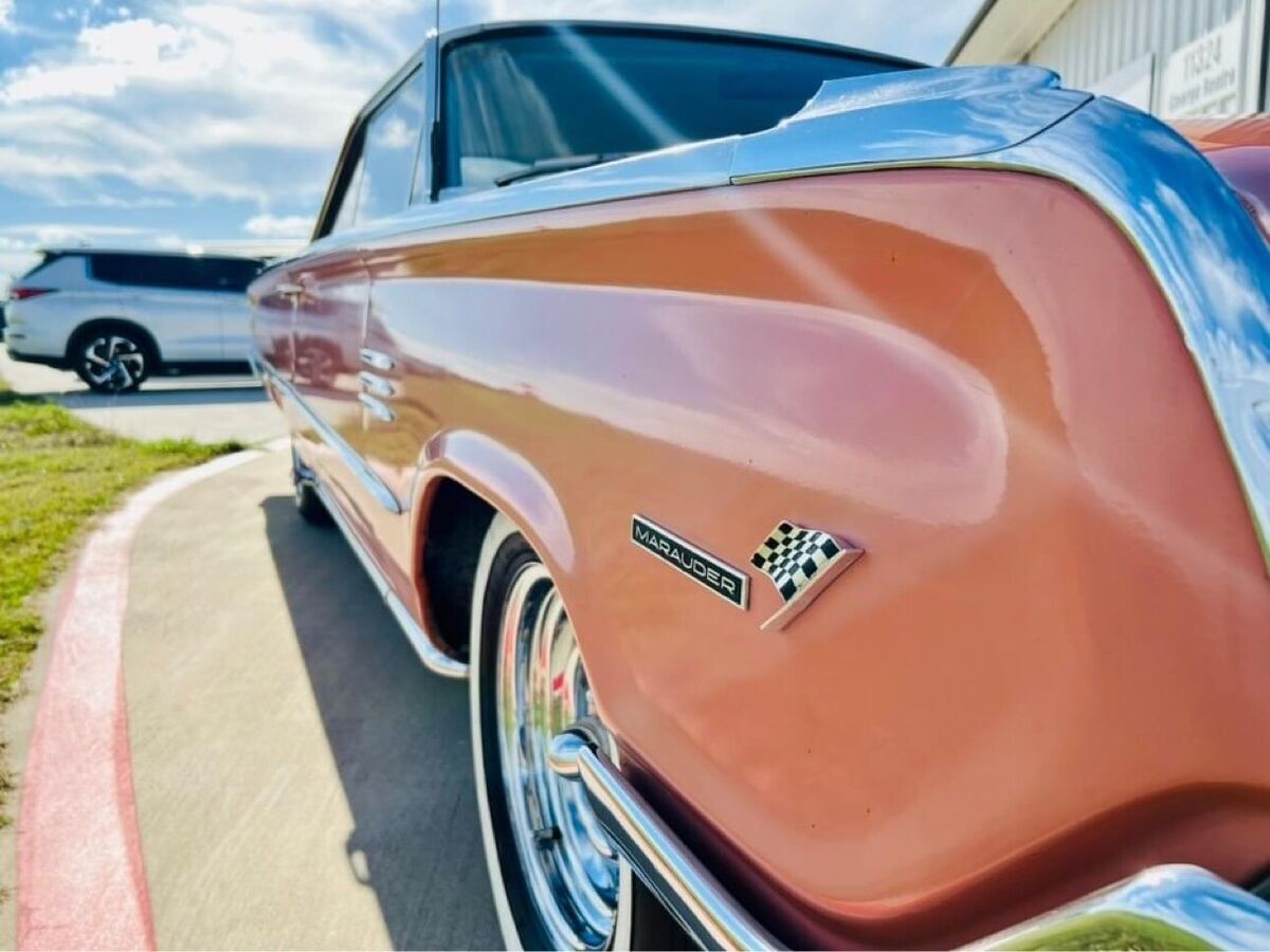 1964 mercury marauder sedan orange rwd automatic